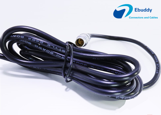 Kabel Daya Kustom Lemo Lemo 0B 2pin steker pria ke kabel adaptor daya 12V